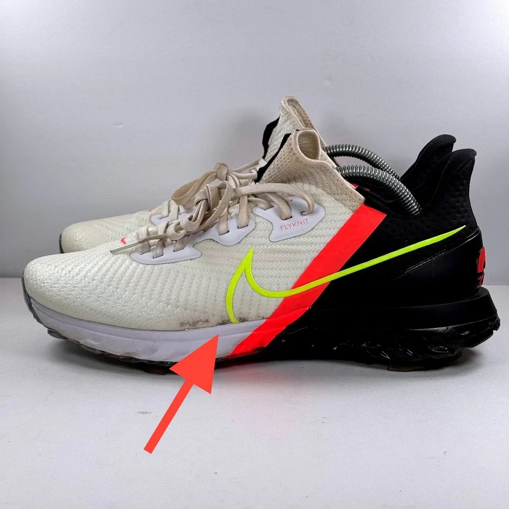 Nike Air Zoom Infinity Tour Golf Shoes Sail White Black CT0540-103 Mens 10